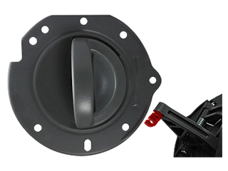 ACCIONAMIENTO INT.PTA.CR. JEEP NITRO LIBERTY SPORT 02-07 DEL / TRAS. GRIS DER. TW.