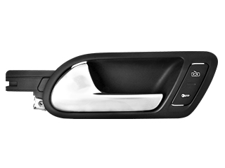 ACCIONAMIENTO INT.PTA.VW. GOLF 07-09 BORA 08-10 JETTA A-5 05-11 CON CONTROL NEGRO/CROMO DEL. IZQ. (ORIGINAL)