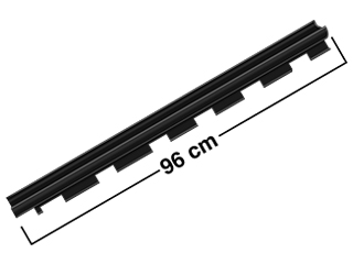 BOTAGUAS DE PUERTA GM. CHEYENNE SILVERADO SUBURBAN TAHOE 92-98 DELANTERO EXTERIOR 96 cm. IZQ. T.W.
