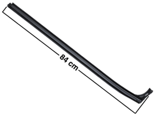 BOTAGUAS DE PUERTA FD. F-150/ F-250 97-08 / LOBO 97-03 CABINA REGULAR EXTERIOR 84 cm. DER. T.W.