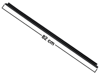 BOTAGUAS DE PUERTA TY. HILUX VIGO 05-15 DOBLE CABINA DELANTERO EXTERIOR 82 cm. DER. T.W.