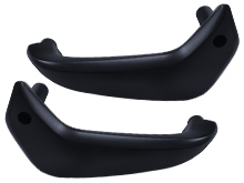 JALADERA INT. FD. FIESTA SEDAN 11-19 FIESTA HATCHBACK 11-19 C/PERFORACION PARA TORNILLO DELANTERA PARA VIDRIO MANUAL NEGRA LISA PLASTICO DER./IZQ. "SOLO MANGO" JUEGO (IMP)
