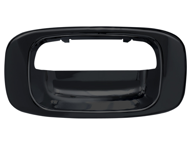 MARCO MANIJA TAPA TRASERA GM. PICK UP SILVERADO CHEYENNE SIERRA CUSTOM 99-06 PLASTICO LISO NEGRO T.W.