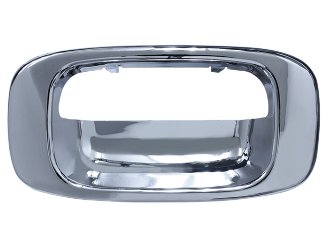MARCO MANIJA TAPA TRASERA GM. PICK UP SILVERADO CHEYENNE SIERRA CUSTOM 99-06 PLASTICO CROMADO T.W.