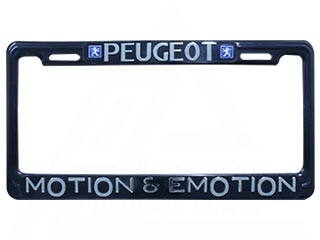 MARCOS P/PLACA PG. ENGINEERED TO BE ENJOYED NEGRO (JGO)