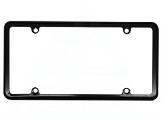 MARCOS P/PLACA METALICO NEGRO (PZA.)