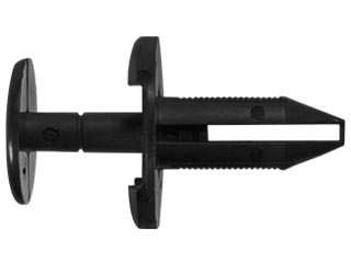 PIJA PLASTICA DE PRESION PARA RADIADOR Y DEFENSA GM. PERFORACION 15/64" CABEZA 17 mm. LARGO 16 mm.