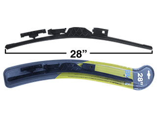 PLUMA PARA BRAZO LIMPIABRISAS DE ARCO TIPO BANANA ECONOMICA 28" (BLATT) CHINA.