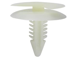 PIJA PLASTICA DOBLE PARA TAPA DE PTA. GM. PERF. 1/4"CABEZA SUPERIOR 15/16"LARGO 3/4" (25 PZAS.)