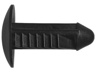 PIJA PLASTICA SENCILLA PARA DEFENSA GM. PERFORACION 13/32"CABEZA 21.5 mm. LARGO 28 mm. ( 25 PZAS )