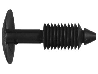 PIJA PLASTICA SENCILLA PARA SISTEMA DE VENTILACION DE FD. PERFORACIO 9/32" CABEZA 18 mm. LARGO 32 m