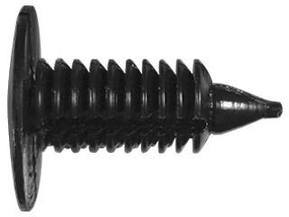 PIJA PLASTICA SENCILLA PARA TAPICERIA UNIVERSAL CORTO 5/16" X 22 mm NEGRA (PS9) (25 PZAS.)