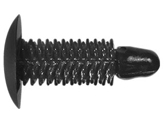 PIJA PLASTICA SENCILLA PARA TAPICERIA UNIVERSAL NEGRA (PSO87N) (25 PZAS.)