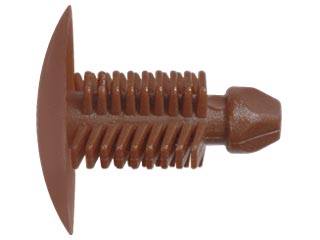 PIJA PLASTICA SENCILLA PARA TAPICERIA UNIVERSAL CAFE 10 X 22 X 22mm (PSO89C) (25 PZAS.)