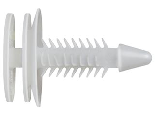 PIJA PLASTICA TRIPLE PARA TAPICERIA GM.CTA. / CENTURY 97 29mm DE LARGO P/PERF. 1/4" (PTO29) (25 PZAS.)