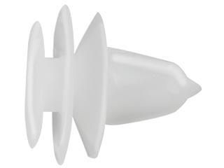 PIJA PLASTICA TRIPLE PARA TAPA DE PTA. HY. VERNA PERFORACION 23/64"CABEZA SUPERIOR 13mm.