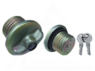 TAPON P/GASOLINA C/LLAVE TG-800 VW. SEDAN 1600i 65-83 / BRASILIA/ HORMIGA 78-82 METALICO S/VALVULA