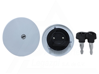 TAPON P/GASOLINA C/LLAVE P-1 PG. 206/ 307/ 406/ PARTNER 99-08 PLASTICO S/VALVULA